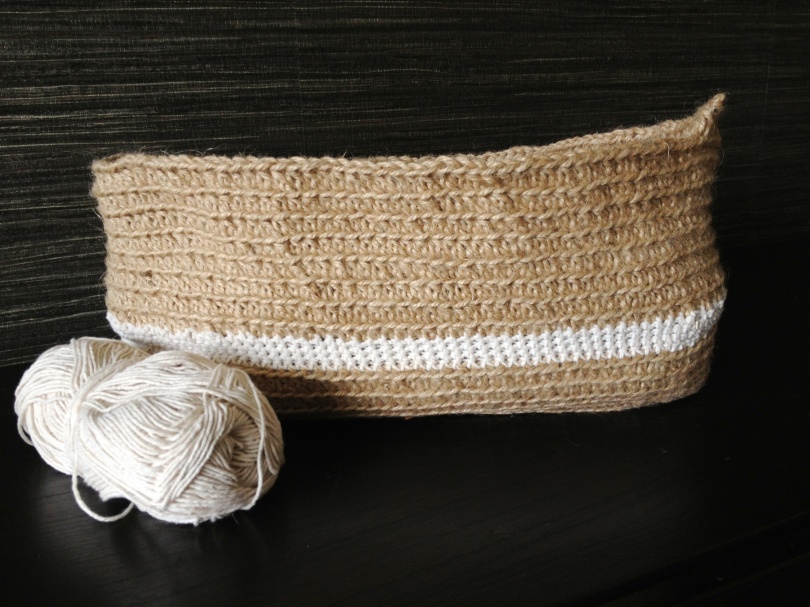 Crochet shopping bag progress