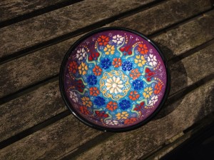 Hand decorated bowls, Kalkan, Turkey