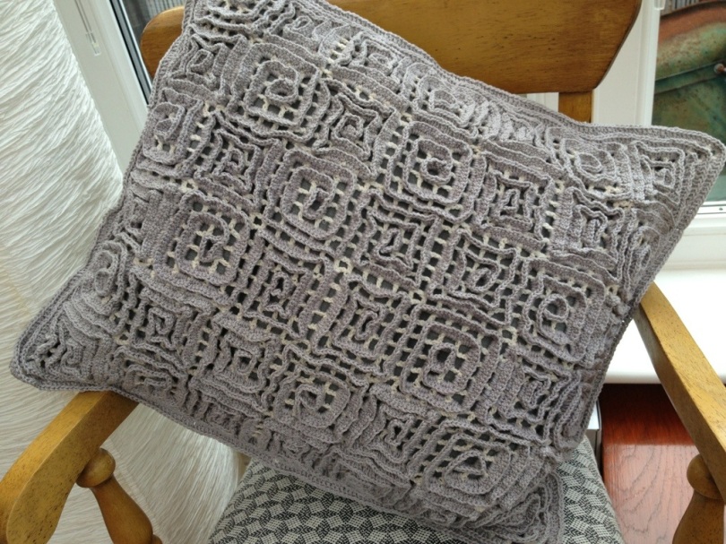 Crochet cushion completed!