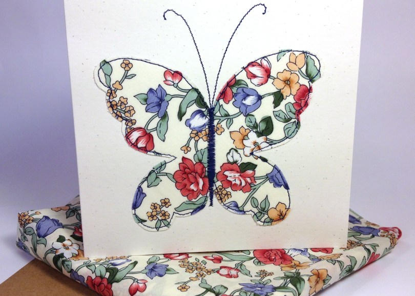 Appliqued card