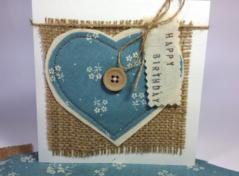 Appliqued card