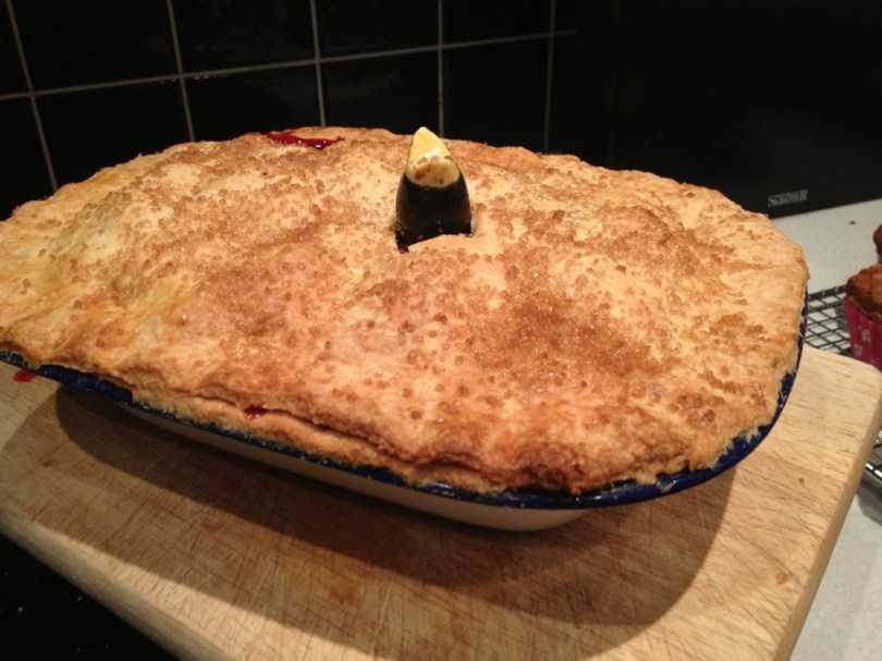 Blackberry and Apple Pie. Recipe taken from Pie by Angela Boggiano