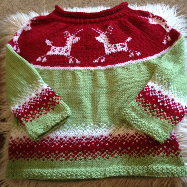 Christmas jumper by Mollie and Claire