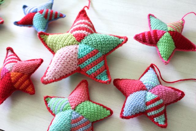 Littlewoolie crochet stars