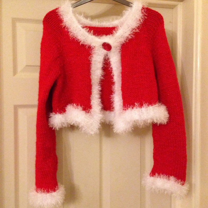 Christmas cardigan by 'Mollie and Claire'