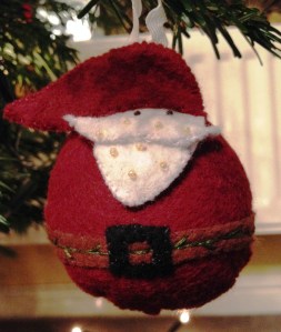 Felt santa