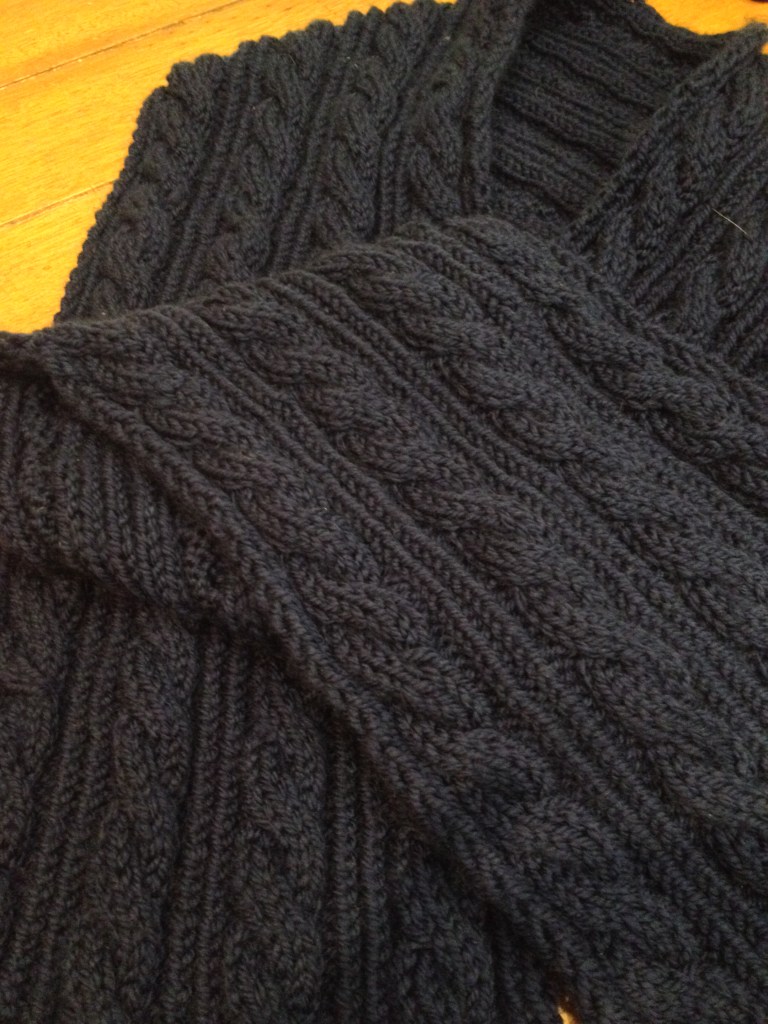 Classic Cable scarf