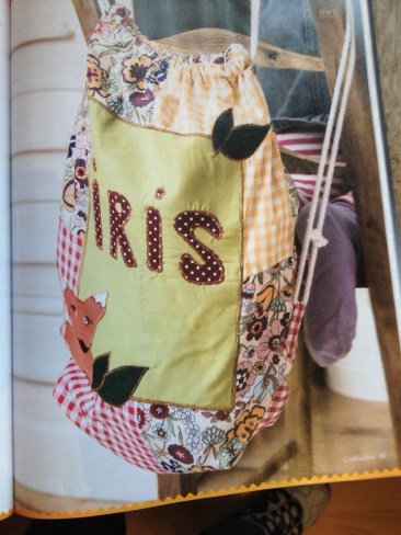 Craftseller magazine drawstring bag