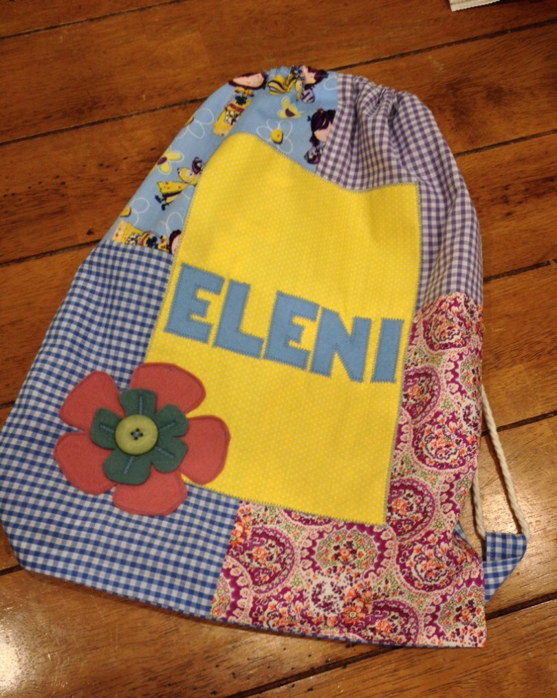 Eleni's drawstring bag
