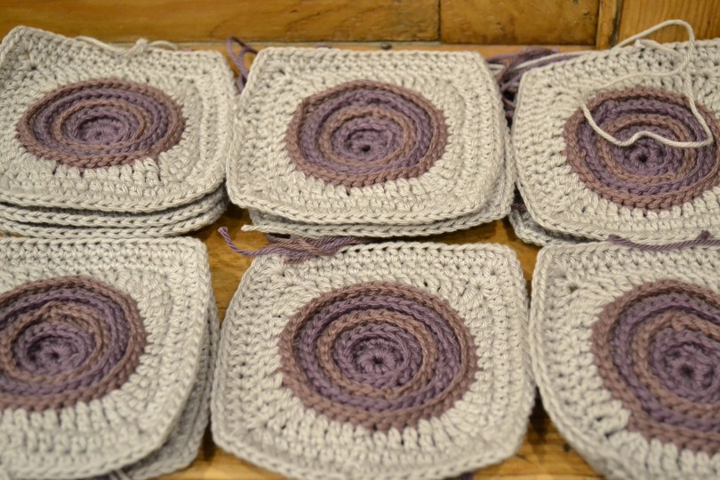 Crochet cushion