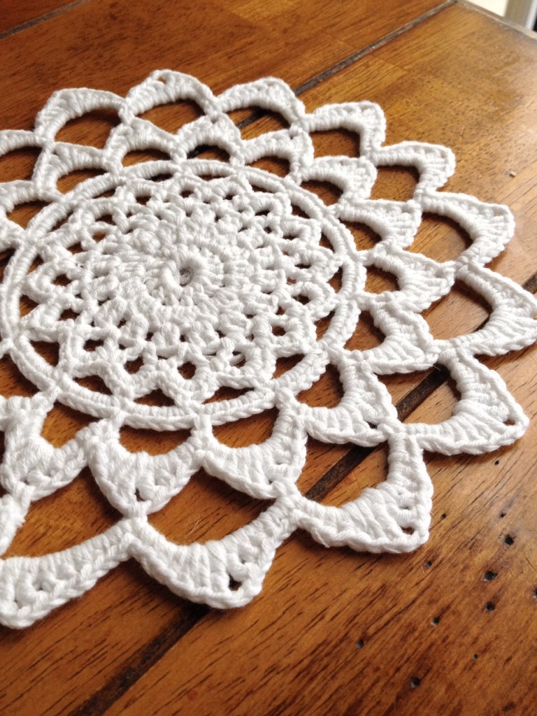 Crochet cotton mandala 