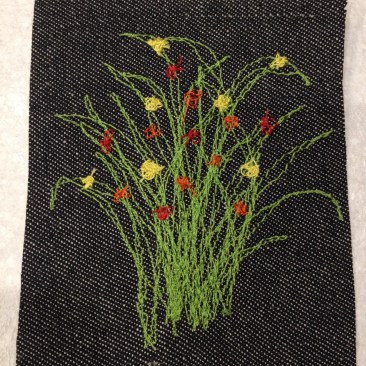 Machine embroidery 
