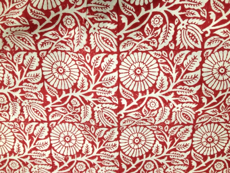 Scarlet Hand-block organic cotton
