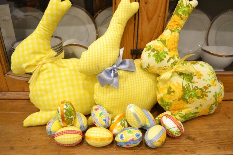 Easter bunny display