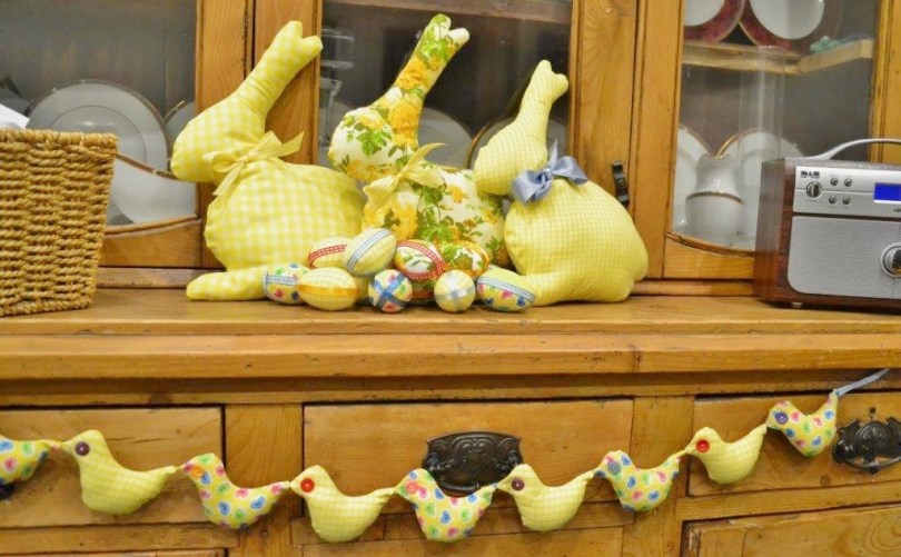 Easter bunny display