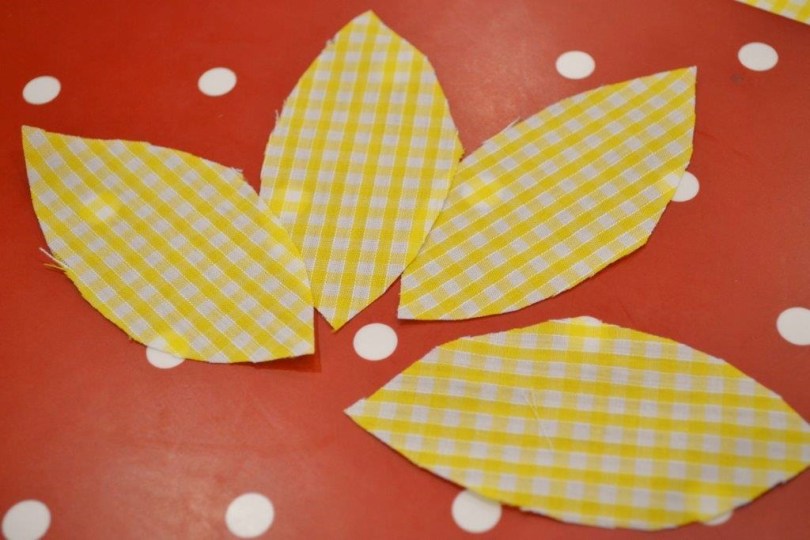 Polystyrene fabric Easter eggs