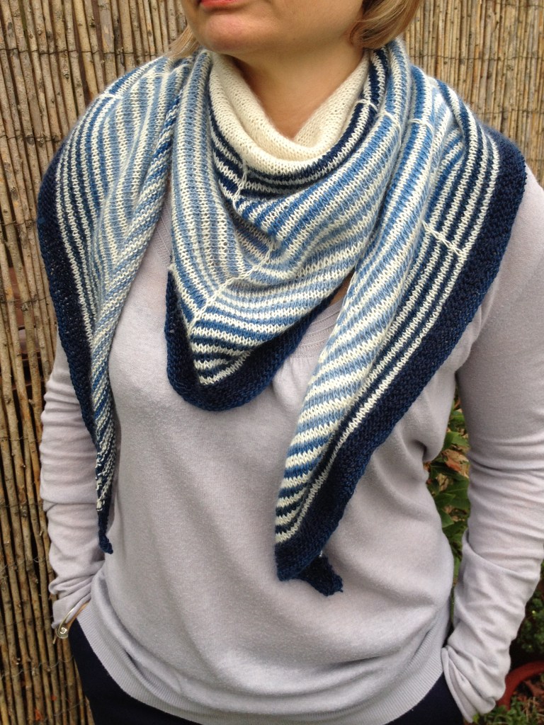 Daybreak Shawl complete!