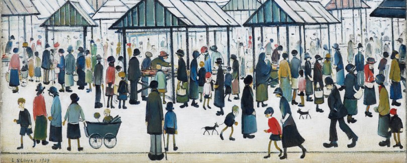 Lowry Market Scene