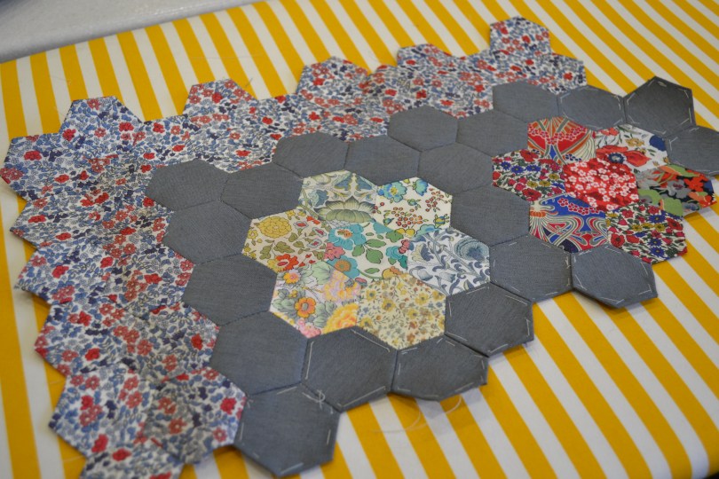 Liberty Hexie wall hanging