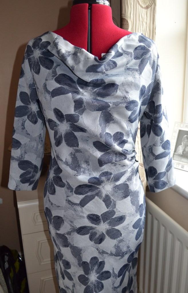 1. Burda syle Cowl Dress 102012