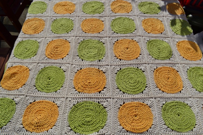 Citrus crochet blanket 1