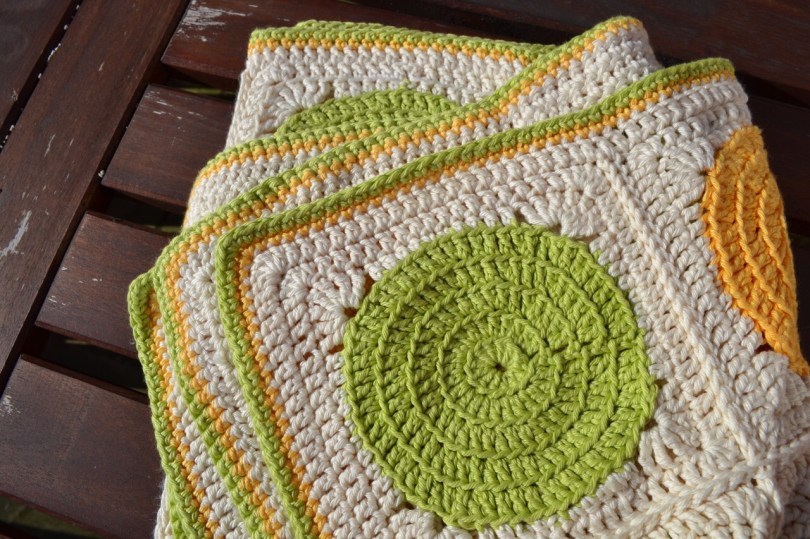 Citrus Crochet blanket 5