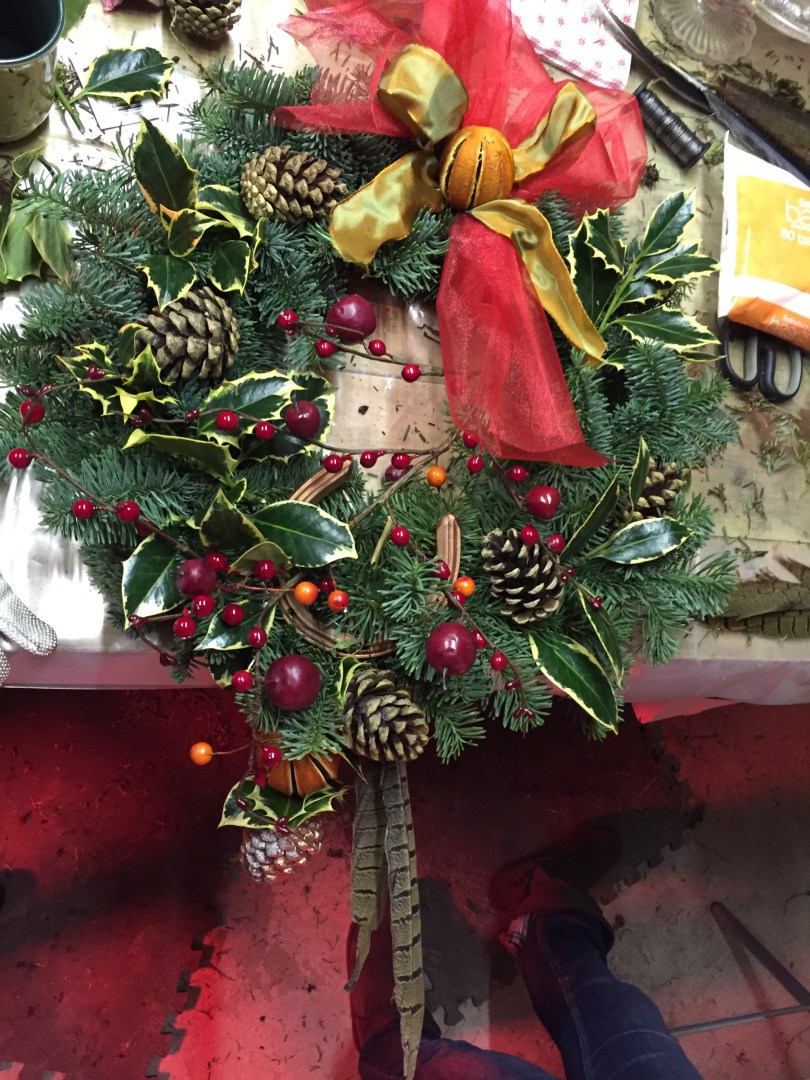 Christmas Wreath workshop