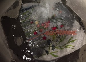 Flower meadow embroidery